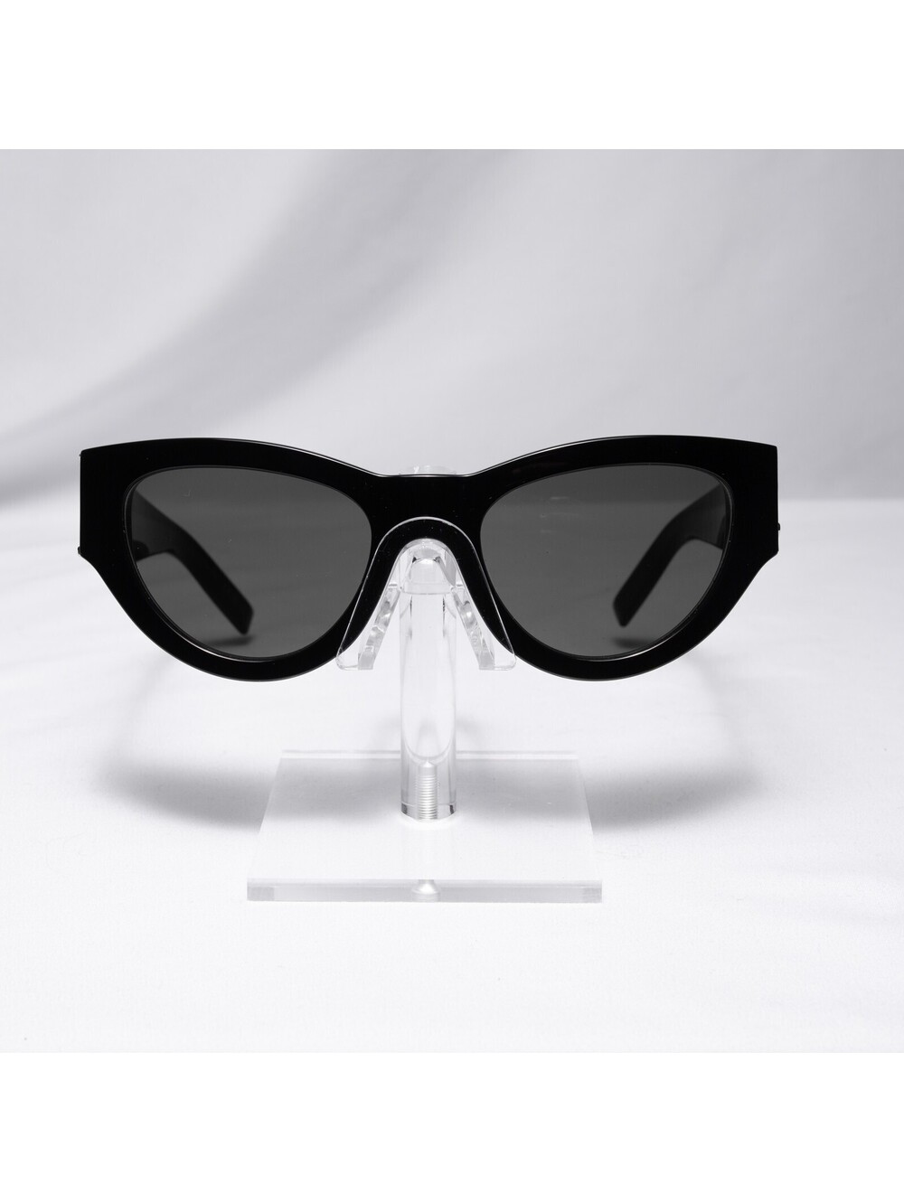 Saint Laurent Black Cat Eye Sunglasses Women's YSL Logo - Picture 2 of 4